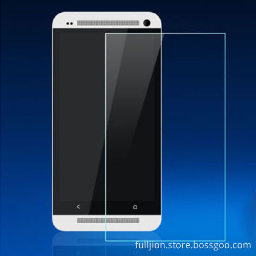Anti-crack 0.15mm 0.2mm 0.33mm tempered-glass screen protector for HTC ONE M7